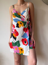 Load image into Gallery viewer, Floral Wrap Mini Dress