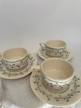 Load image into Gallery viewer, Vintage Stoneware Tea Cup Set