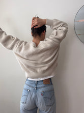 Load image into Gallery viewer, Cream Cotton Sweater