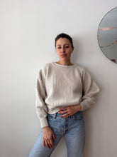 Load image into Gallery viewer, Cream Cotton Sweater