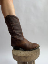 Load image into Gallery viewer, Dark Brown Cowboy Boots

