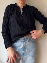 Load image into Gallery viewer, Black Long Sleeve Blouse