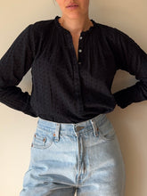 Load image into Gallery viewer, Black Long Sleeve Blouse