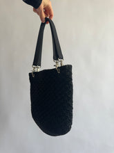 Load image into Gallery viewer, Black Knit Purse
