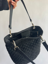 Load image into Gallery viewer, Black Knit Purse
