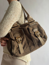 Load image into Gallery viewer, Brown Suede Purse
