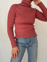 Load image into Gallery viewer, Pink Blush Turtleneck
