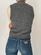 Load image into Gallery viewer, Charcoal Gray Three-Button Vest
