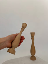Load image into Gallery viewer, Wooden Candle Stick Holders
