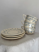 Load image into Gallery viewer, Vintage Stoneware Tea Cup Set
