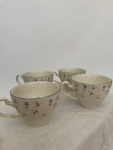 Load image into Gallery viewer, Set of Four Floral Porcelain Tea Cups
