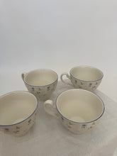 Load image into Gallery viewer, Set of Four Floral Porcelain Tea Cups
