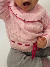 Load image into Gallery viewer, Pink Vintage Baby Sweater 12-18M
