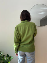 Load image into Gallery viewer, Vintage Champion Green 3/4 Zip Sweatshirt
