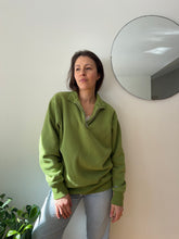 Load image into Gallery viewer, Vintage Champion Green 3/4 Zip Sweatshirt
