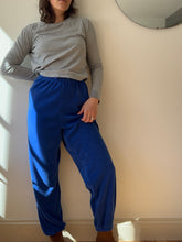 Load image into Gallery viewer, Cobalt Blue Terry Cloth Vintage Juicy Couture Sweatpants
