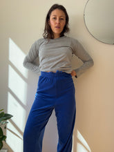 Load image into Gallery viewer, Cobalt Blue Terry Cloth Vintage Juicy Couture Sweatpants
