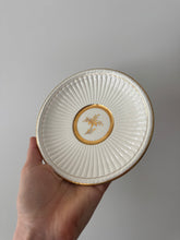 Load image into Gallery viewer, Small Ceramic Plate With Gold Flower

