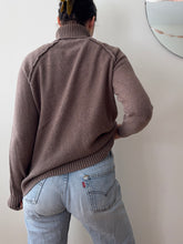 Load image into Gallery viewer, Brown Cotton Turtleneck
