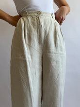 Load image into Gallery viewer, Neutral Linen Trousers
