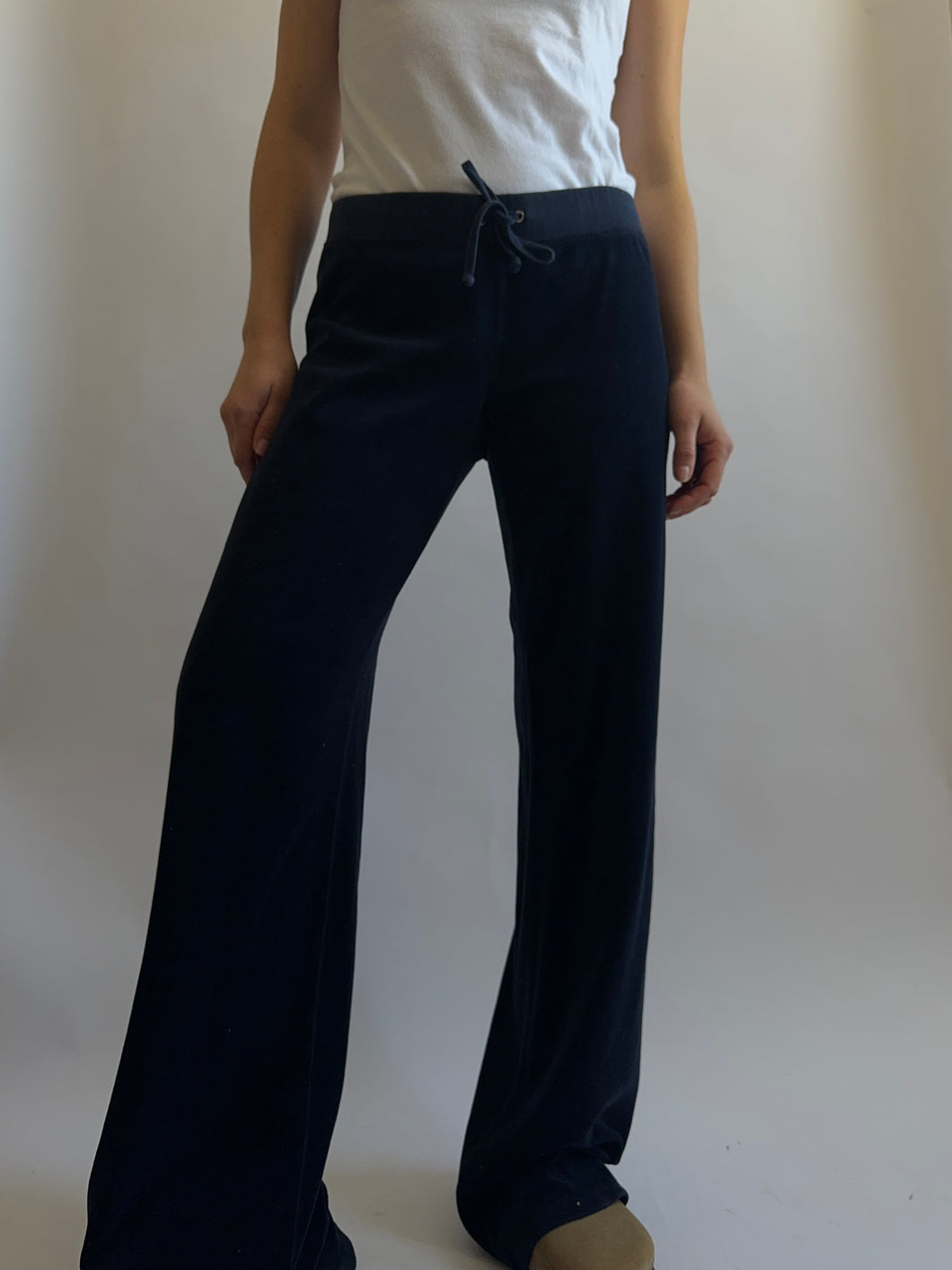 Blue Velour Pants