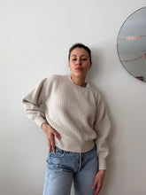 Load image into Gallery viewer, Cream Cotton Sweater
