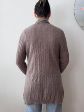Load image into Gallery viewer, Dusty Brown Open Front Cardigan
