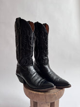 Load image into Gallery viewer, Vintage Nocona Black Cowboy boots
