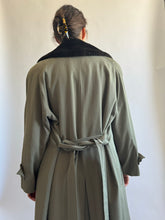 Load image into Gallery viewer, Olive Green Trench Coat
