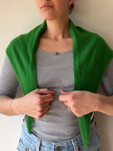 Load image into Gallery viewer, Green Triangle Scarf
