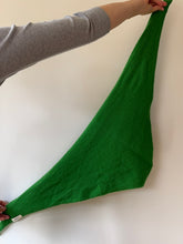 Load image into Gallery viewer, Green Triangle Scarf
