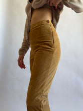 Load image into Gallery viewer, Camel Brown Suede Pants
