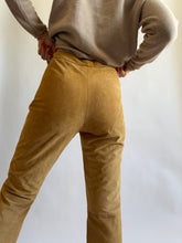 Load image into Gallery viewer, Camel Brown Suede Pants
