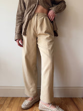 Load image into Gallery viewer, Silk Tan Trousers
