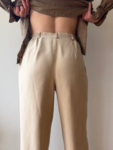 Load image into Gallery viewer, Silk Tan Trousers
