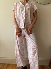 Load image into Gallery viewer, Pink Floral PJ Set
