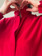 Load image into Gallery viewer, Red Silk Blouse
