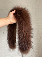 Load image into Gallery viewer, Stunning Deep Brown Vintage Fur Collar
